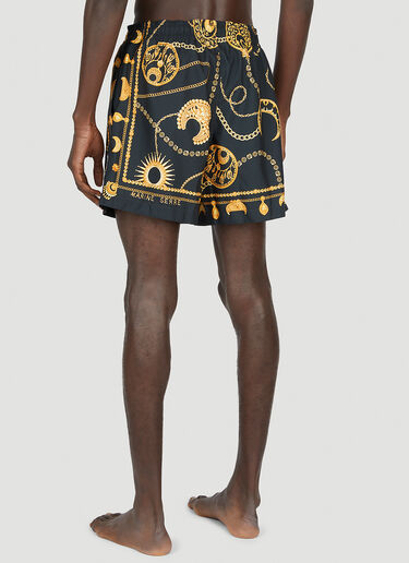 Graphic Print Swim Shorts Marine Serre Graphic Print Swim Shorts Black mrs0152004