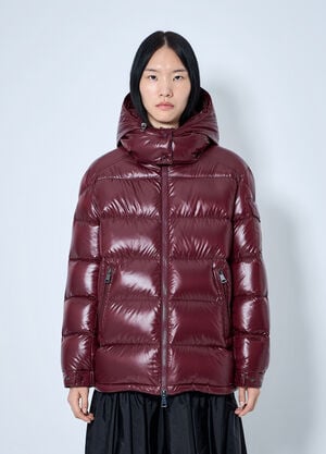 Moncler Maire Hooded Down Jacket Burgundy mon0265074