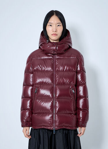 LN-CC® - Moncler: Maire Hooded Down Jacket - Burgundy Moncler Maire Hooded Down Jacket Burgundy mon0265074