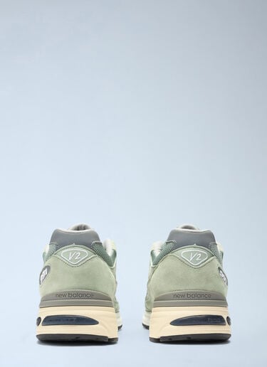 LN-CC® - New Balance: Made in UK 991v2 Sneakers - Green New Balance Made in UK 991v2 Sneakers Green new0364008