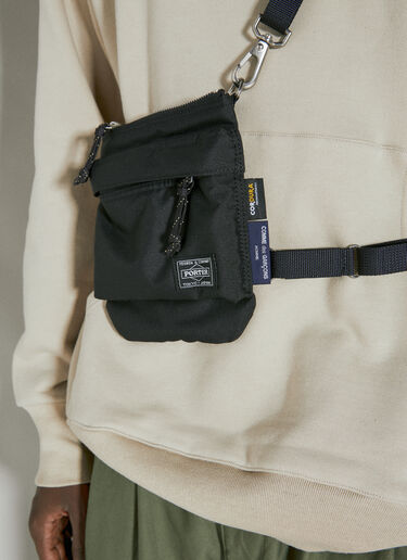 Comme des Garçons Homme 액세스 크로스바디 백 블랙 cdh0154012