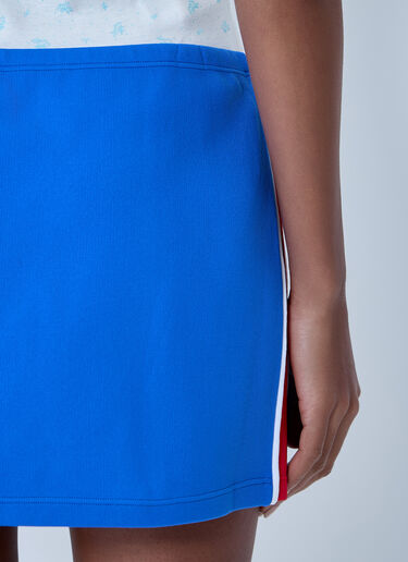 Logo Motif Mini Skirt Miu Miu Logo Motif Mini Skirt Red miu0263017