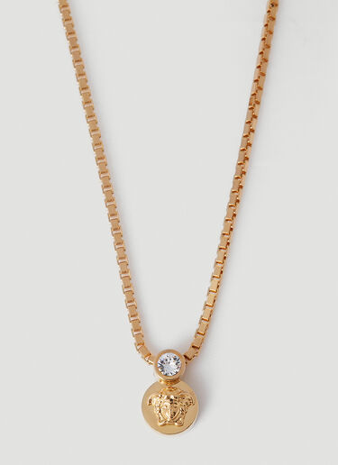 Versace Medusa Pendant Necklace Gold ver0152045