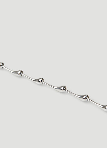 Saint Laurent Large Drop Bracelet Silver sla0149083