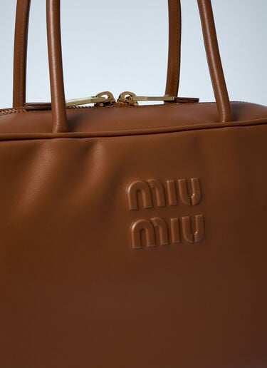 Miu Miu Beau Leather Handbag Camel miu0261021