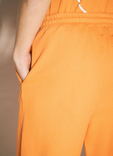 Boiler Room Logo Print Track Pants Orange bor0155006
