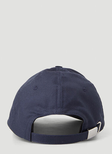 Burberry 刺绣徽标棒球帽 蓝色 bur0247048