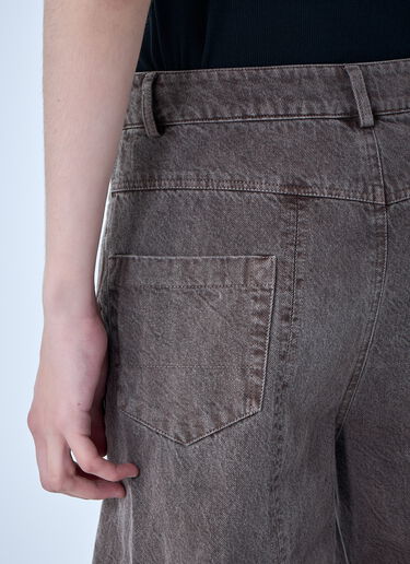 LUEDER Engineered Flare Pants Brown ldr0364003