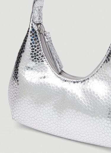 Baby Amber Metallic Shoulder Bag BY FAR Baby Amber Metallic Shoulder Bag Silver byf0251011