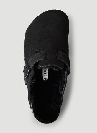 Boston Shearling Mules Birkenstock Boston Shearling Mules Black brk0349011