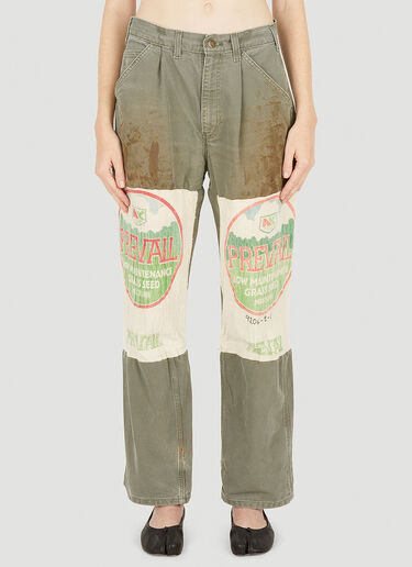 Bonum 复古工装裤 绿色 bon0350002