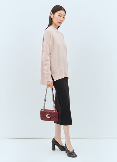 Gucci GG Marmont Mini Shoulder Bag Burgundy guc0257142