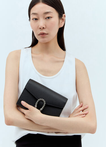Gucci Dionysus Mini Chain Wallet Bag Black guc0243118