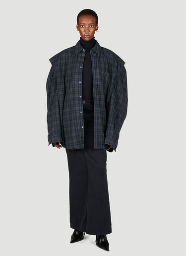Oversized Detachble Shirt Balenciaga Oversized Detachble Shirt Grey bal0253004