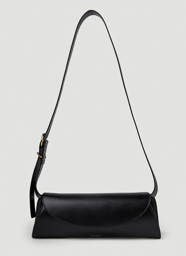 Jil Sander Cannolo Small Shoulder Bag Black jil0251018