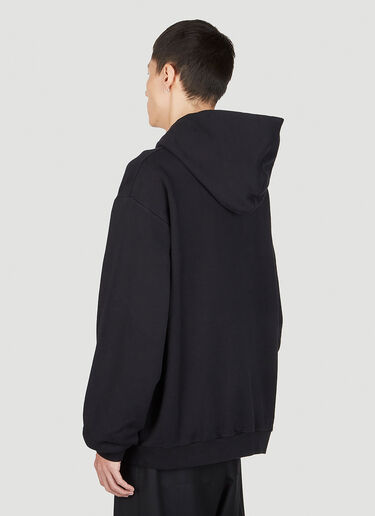 Marni 徽标缝线连帽运动衫 黑色 mni0151006