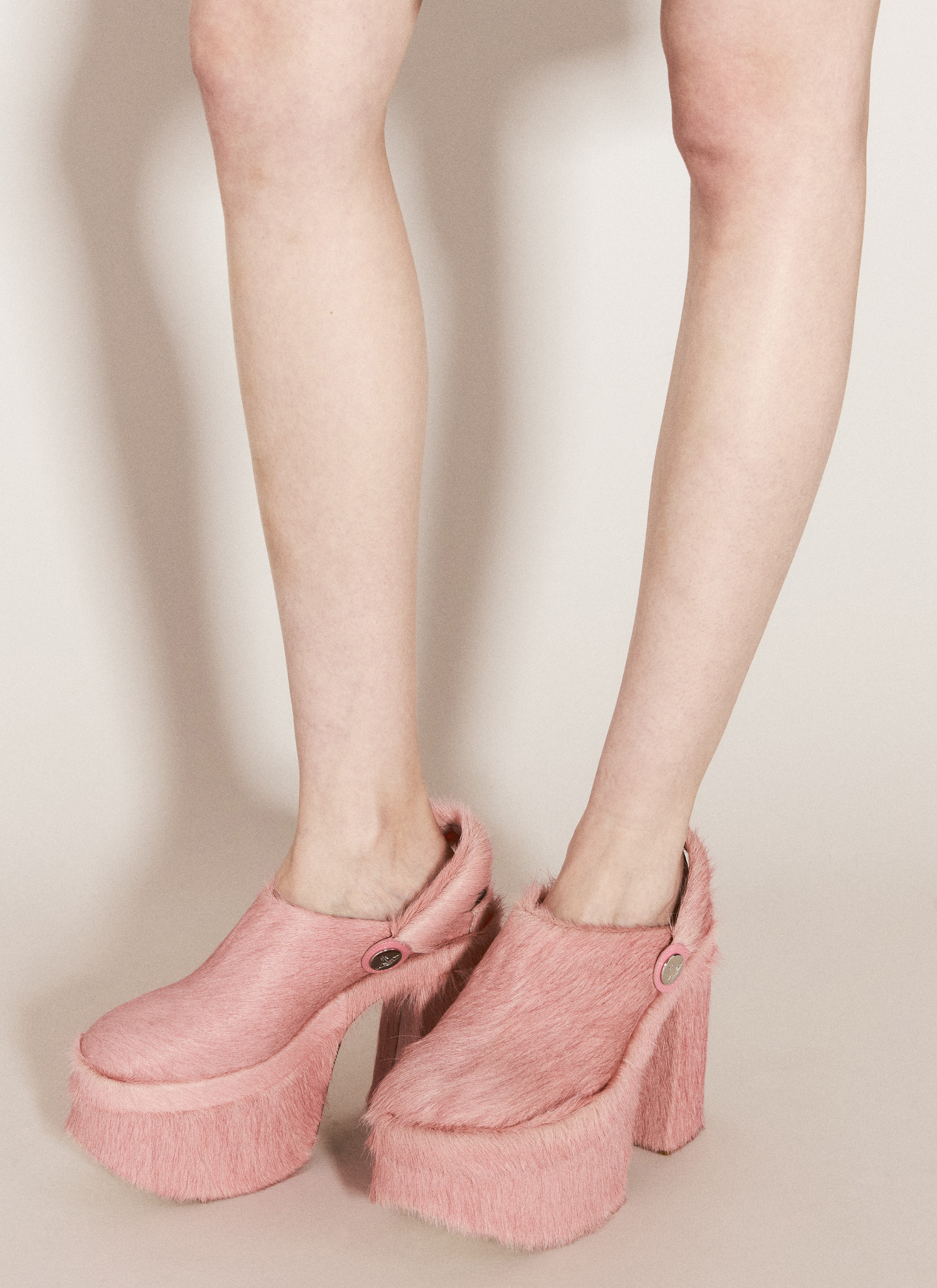 Vivienne Westwood Women s Swamp Platform Clogs in Pink LN CC