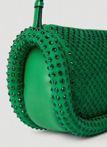 JW Anderson Embellished Bumper Shoulder Bag Green jwa0252010