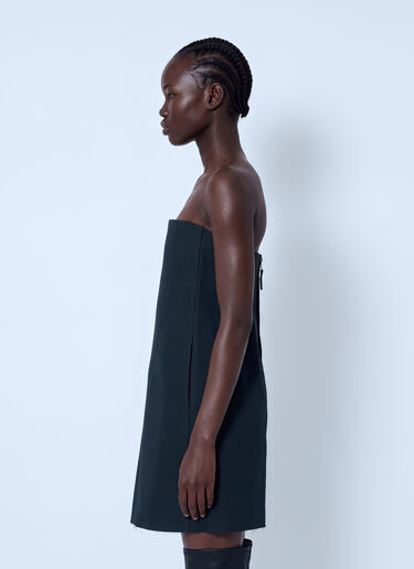 LN-CC® - Rick Owens: Cropped Sheath Mini Dress - Black Rick Owens Cropped Sheath Mini Dress Black ric0266010