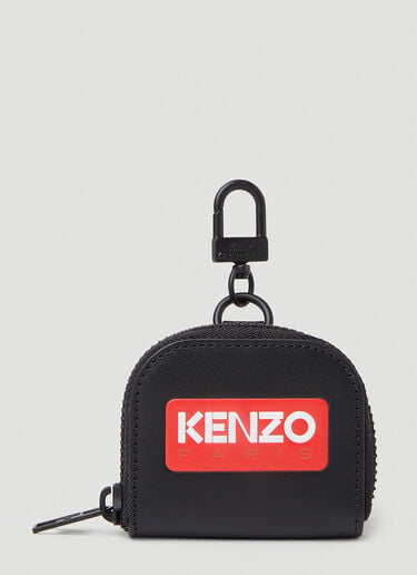 Kenzo ロゴパッチ AirPodsケース ブラック knz0252059