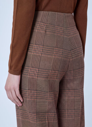 LN-CC® - Max Mara: Tailored Check Trousers - Camel Max Mara Tailored Check Trousers Camel max0266019
