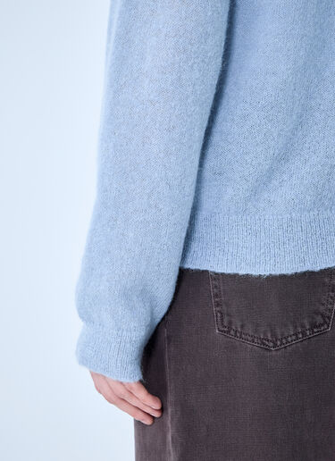 Our Legacy Evening Polo Cardigan Blue our0160010