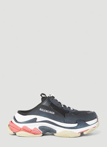 Balenciaga Triple S 穆勒鞋 黑色 bal0253072