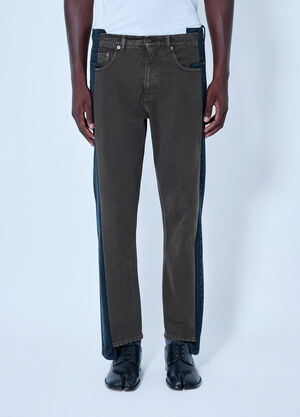 Maison Margiela Spliced Denim Trousers Brown mla0166009