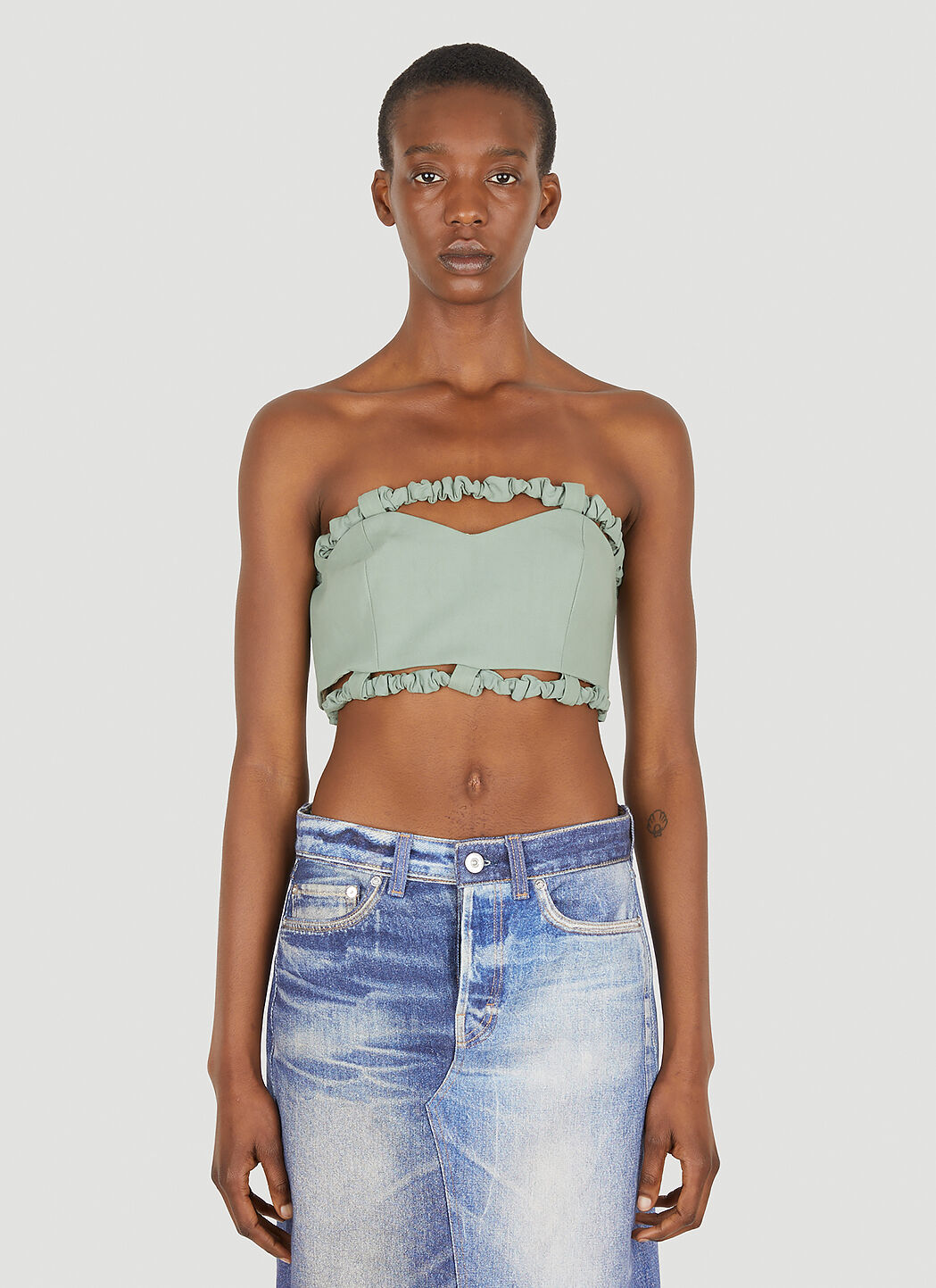 Topshop strapless top hotsell