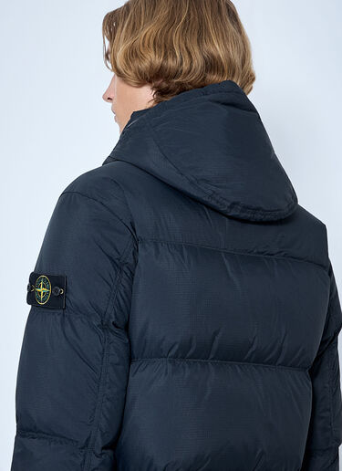 LN-CC® - Stone Island: Padded Hooded Jacket - Black Stone Island Padded Hooded Jacket Black sto0165045