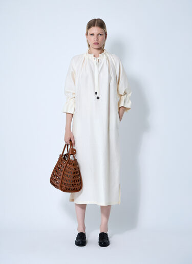 Max Mara Jene Maxi Dress White max0260012