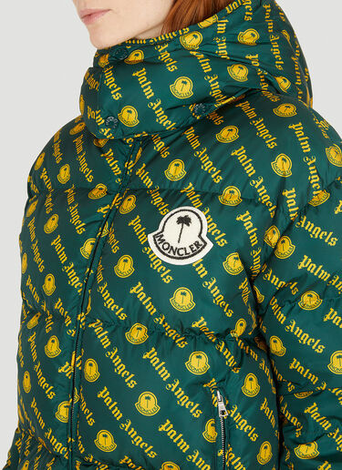8 Moncler Palm Angels Thompson Hooded Jacket Green mpa0351003