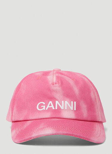 GANNI Canvas Cap Pink gan0249031
