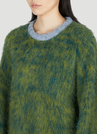 Marled Sweater Brain Dead Marled Sweater Green bra0353004