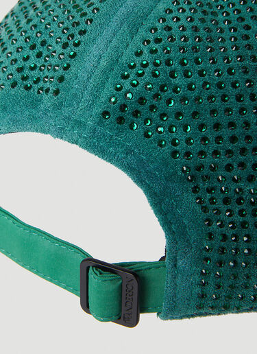 JW Anderson Embellished Baseball Cap Green jwa0252013