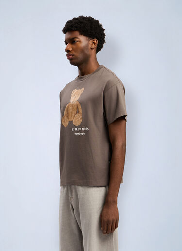 Bear In Mind T-Shirt Palm Angels Bear In Mind T-Shirt Grey pma0162046