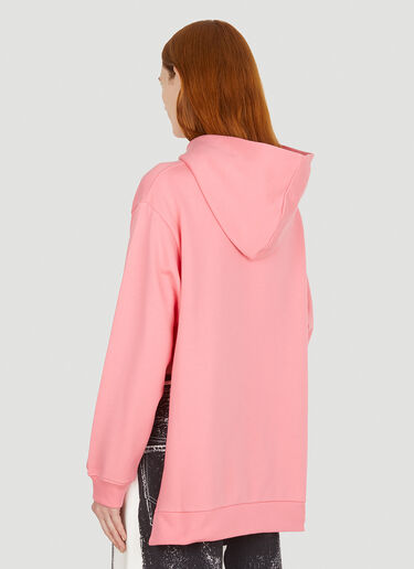 Logo Print Hooded Sweatshirt Marni Logo Print Hooded Sweatshirt Pink mni0251010