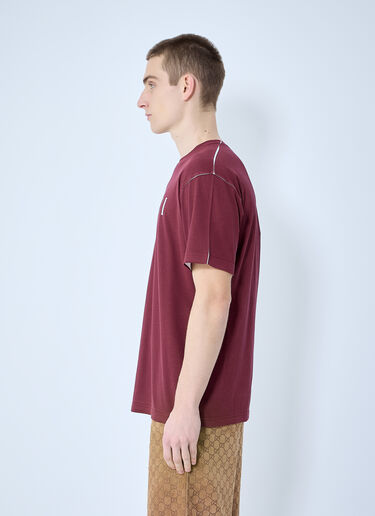 Gucci Logo Motif T-Shirt Red guc0159055