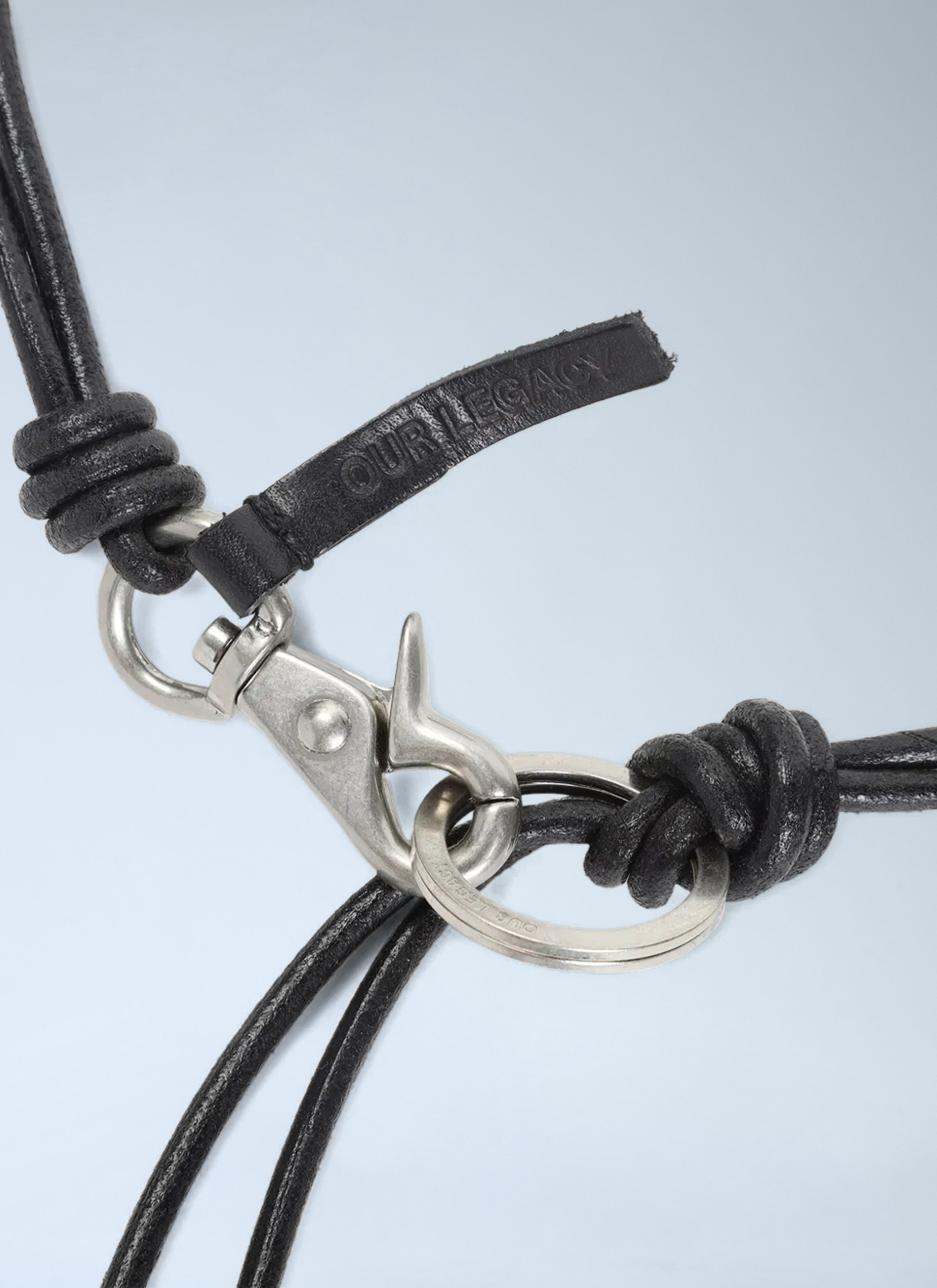 Our Legacy Ladon Keyring Necklace in Black | LN-CC