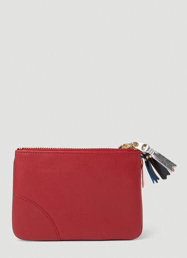 Small Logo Zipper Pull Wallet Comme des Garçons Wallet Small Logo Zipper Pull Wallet Red cdw0351030