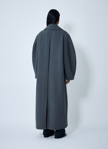 Wool-Blend Coat GANNI Wool-Blend Coat Light Grey gan0262032