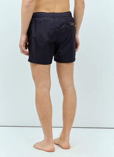 Moncler Logo Patch Swim Shorts Navy mon0155016