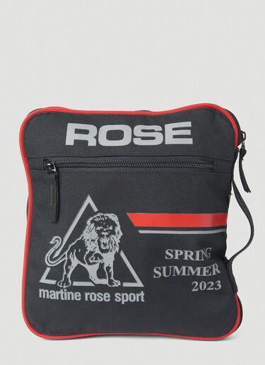 Martine Rose 折りたたみスポーツウィークエンド バッグ ブラック mtr0152014