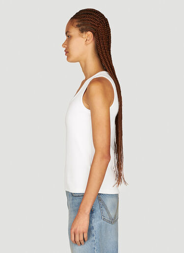 Ribbed Tank Top Bottega Veneta Ribbed Tank Top White bov0250066
