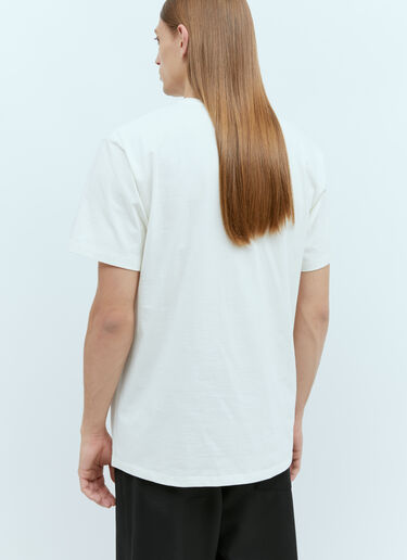 Gucci 로고 프린트 티셔츠 화이트 guc0155058