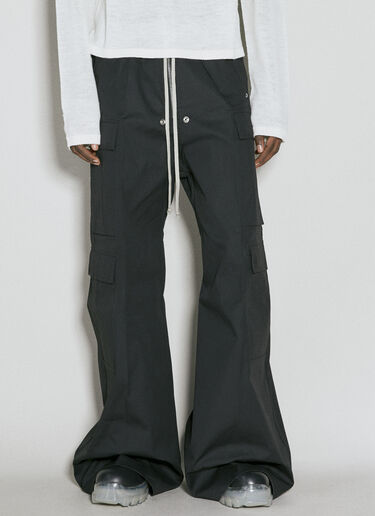 Rick Owens 标志性抽绳长裤  黑色 ric0155006