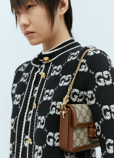 Horsebit 1955 Mini Shoulder Bag Gucci Horsebit 1955 Mini Shoulder Bag Brown guc0255202