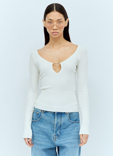 Jacquemus Le Haut Pralù Top White jac0256029