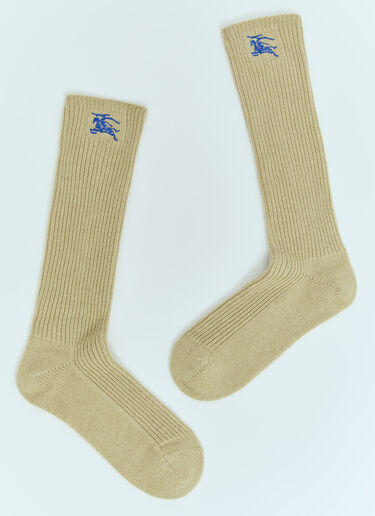 Burberry Cashmere-Blend Socks Beige bur0255000