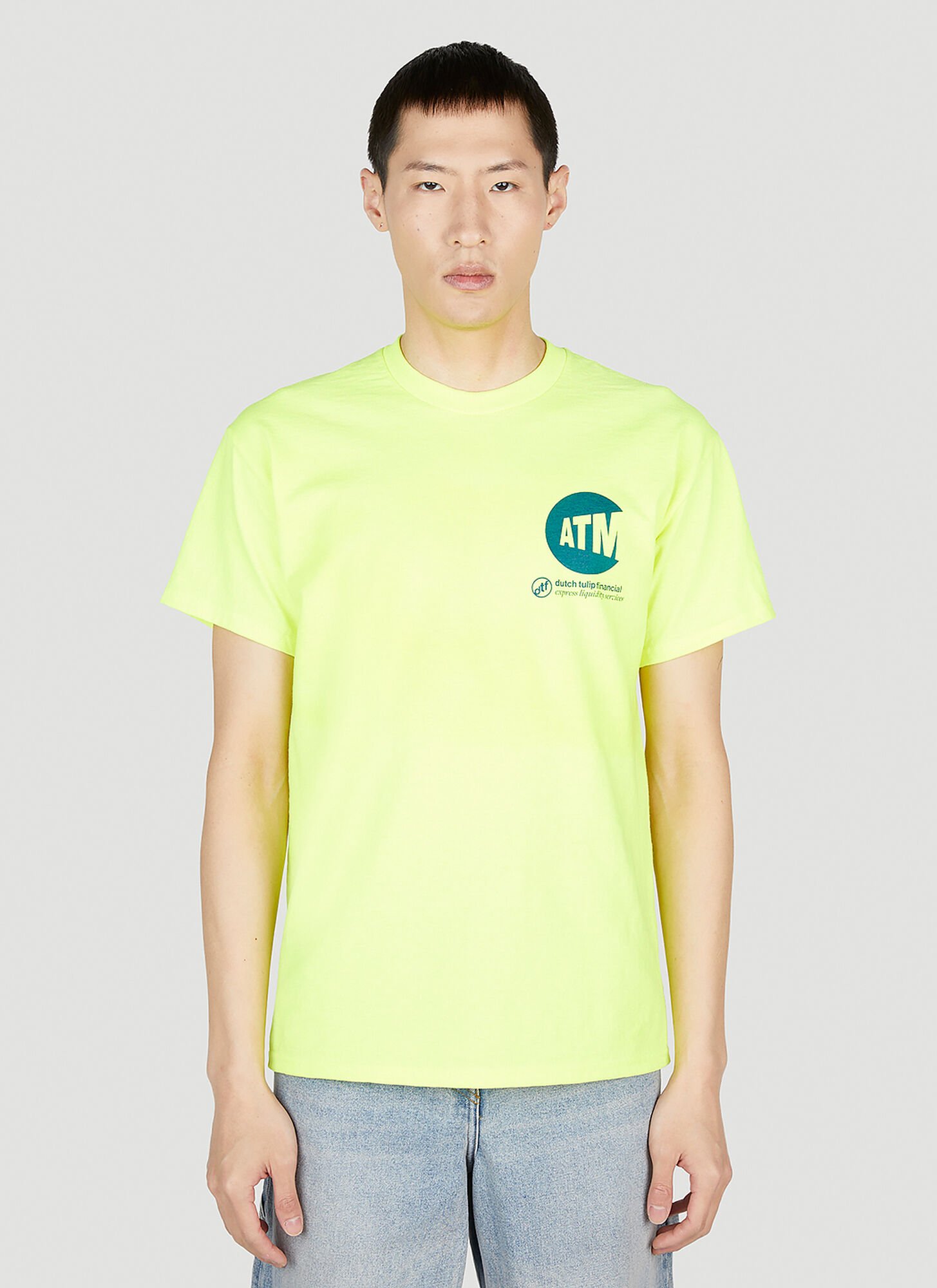 Dtf.nyc Atm Cash Only T-shirt Male Green